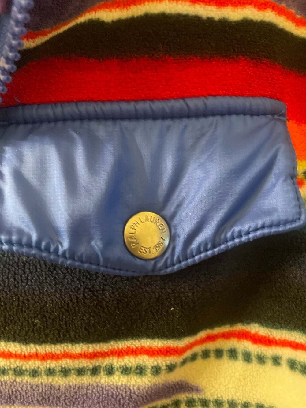 Youth Polo Ralph Lauren Sportsman Wildlife Native Fleece HalfZip Pullover - Picture 4 of 8